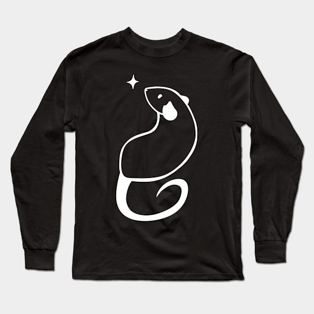 Star Mouse Long Sleeve T-Shirt by DeguArts